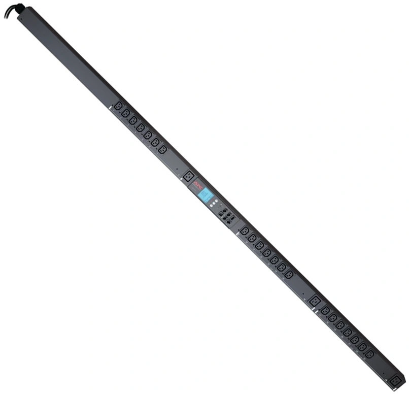 APC rack PDU 2G, měřené zásuvky s přepínáním, Zero U, 11.0kW, 230V, (21) C13 & (3) C19