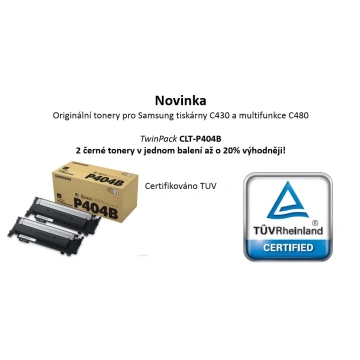 Samsung CLT-P404B / ELS, Toner Twin Pack, čierna