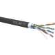 Solarix instalační kabel CAT5E FTP PVC+PE F dvojitý plášť 305m/cívka SXKD-5E-FTP-PVC+PE