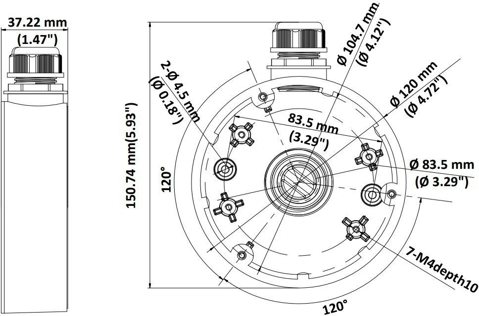 Hikvision HiWatch DS-1280ZJ-DM46, pro D7xx