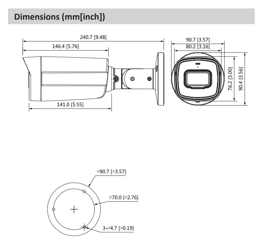 Dahua Technology HAC-HFW1200TH-I8-0360B