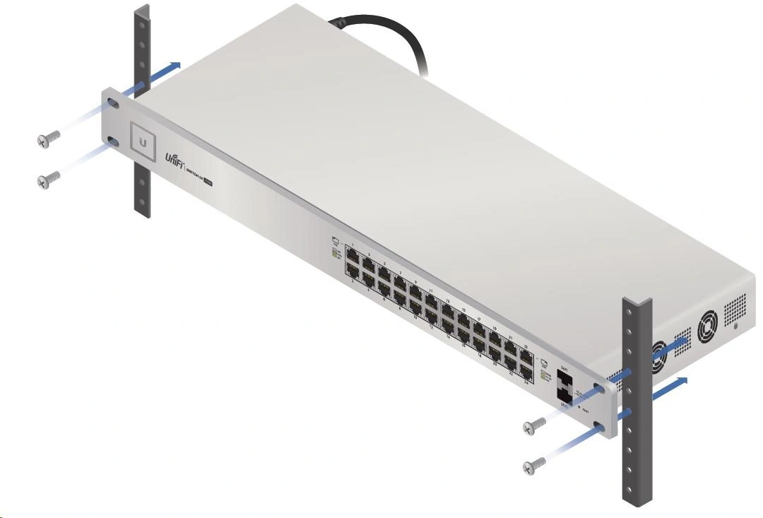 UBNT UniFi US-24-250W konfigurovatelný switch 24 portů, PoE