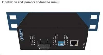 Planet ISW-501T Průmyslový Switch 5x 10/100M, -40~+75°C, TB napájení 12-48VDC, DIN, kovové šasi