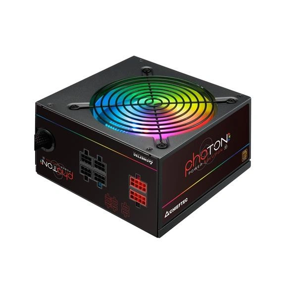 Chieftec zdroj CTG-650C-RGB / Photon Series / 650W / 120mm fan / akt. PFC / modulární kabeláž / 80PL