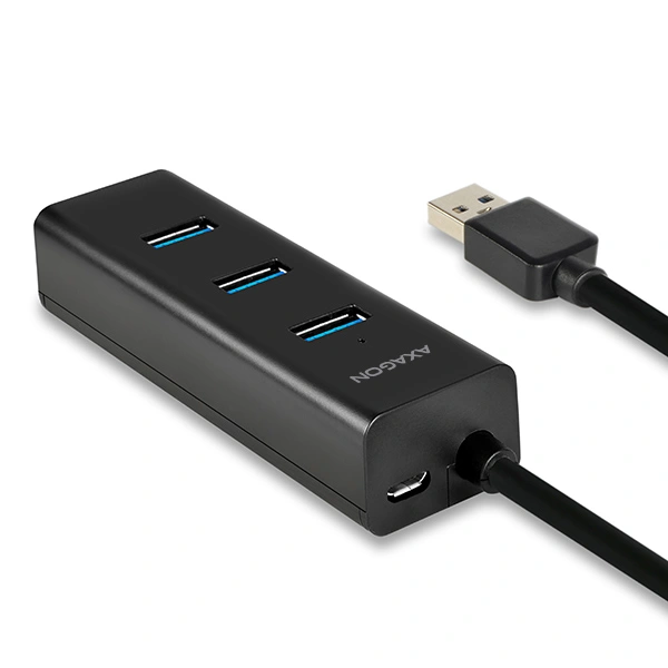 AXAGON HUE-S2BP 4x USB3.0 CHARGING hub 1.2m cable vč. AC adapteru