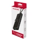AXAGON HUE-F7C, 7x USB 3.2 Gen 1, ALU FLAT CHARGING hub, micro USB, kabel USB-C 30cm