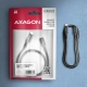 AXAGON kabel prodlužovací USB-C(M) - USB-C(F), USB 20Gbps, PD 240W 5A, 8K HD, ALU, oplet, 1,5m, čern