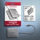 AXAGON multifunkční HUB 5v1 USB 3.2 Gen 1, 2x USB-A, HDMI, PD 100W, kabel USB-C 20cm