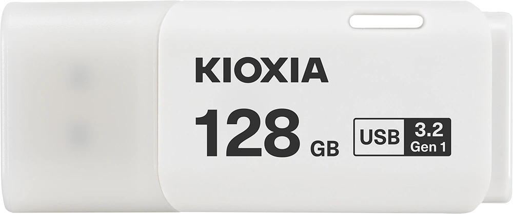 KIOXIA 128GB USB Flash Hayabusa 3.2 U301 bílý