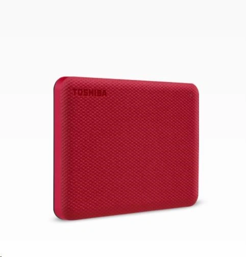 Externí pevný disk 2,5" Toshiba Canvio Advance 4TB, USB 3.2 Gen 1 (HDTCA40ER3CA) červený