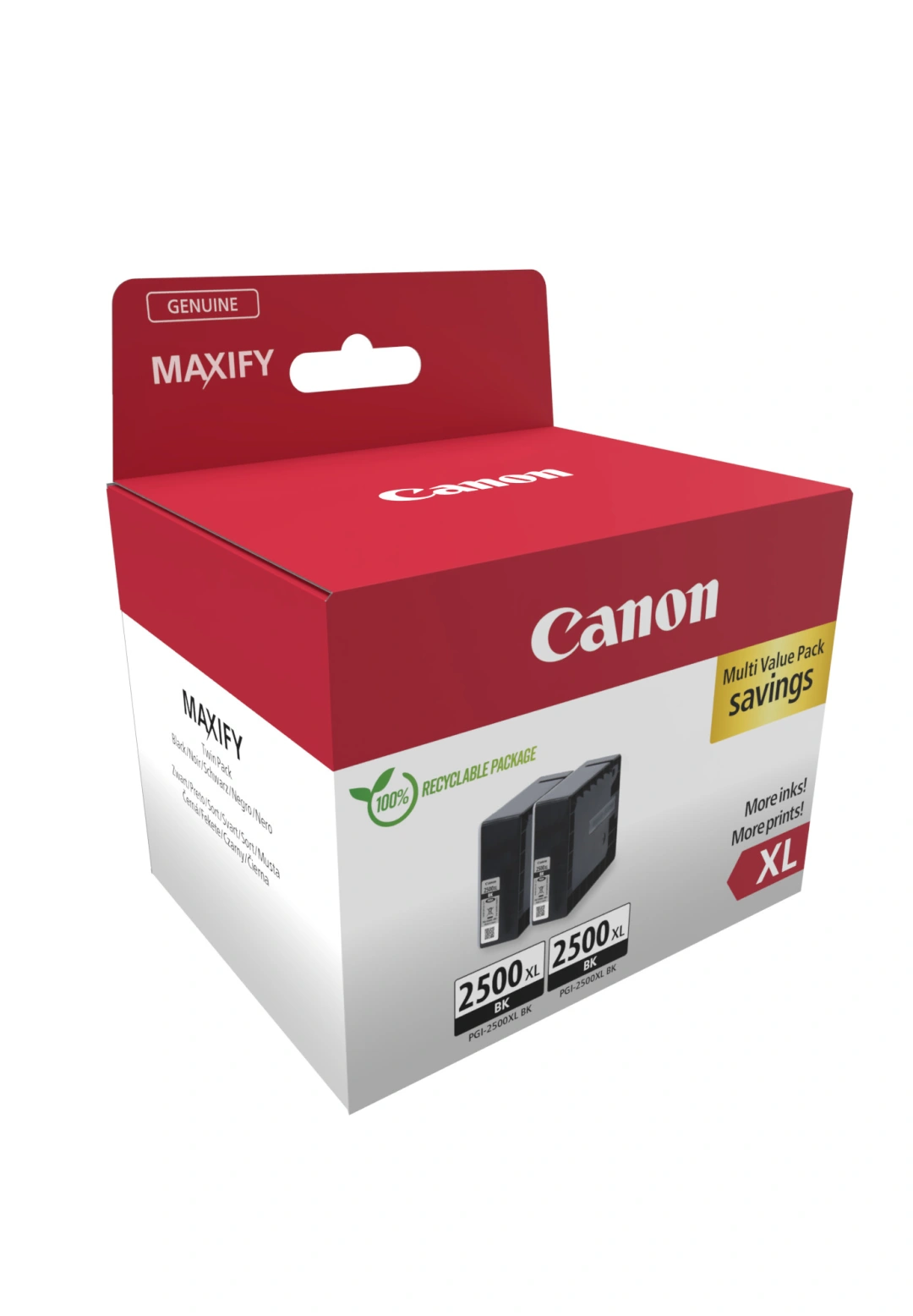 Canon cartridge INK PGI-2500XL/Black/Twinpack