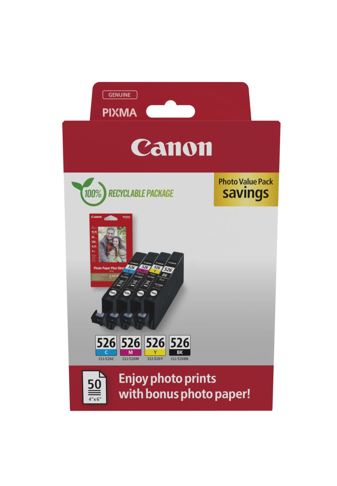 Canon cartridge CLI-526 C/M/Y/MultiPack PHOTO VALUE