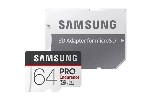 SAMSUNG PRO Endurance microSDXC 64GB + SD adaptér