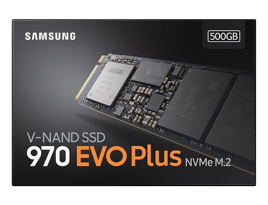 Samsung SSD 970 EVO PLUS, M.2 - 500GB