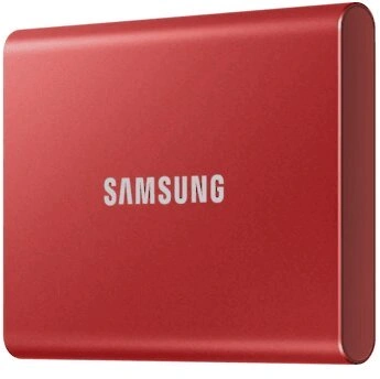 Samsung T7 - 500GB, červená