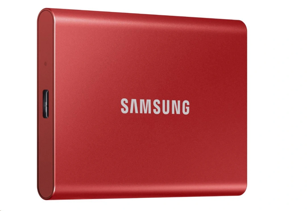 Samsung Externí SSD disk - 1TB - červený