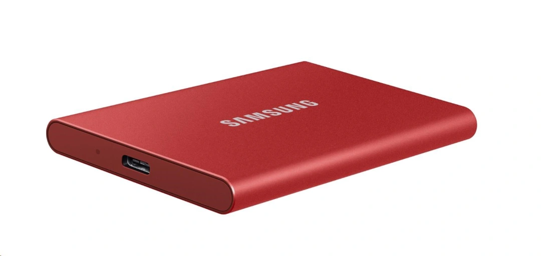 Samsung Externí SSD disk - 1TB - červený