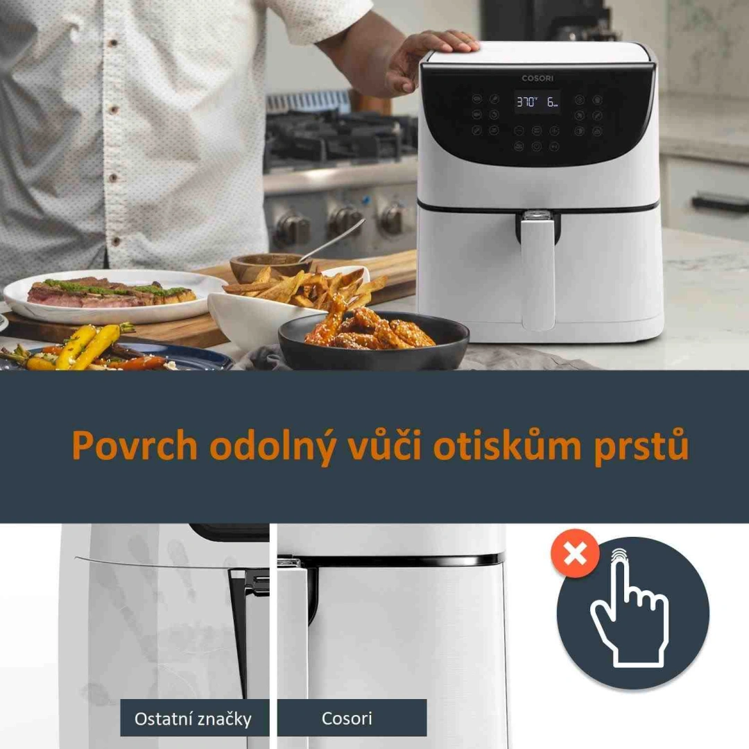 Cosori horkovzdušná fritéza CP-158-AF PREMIUM 5.5 Litre white