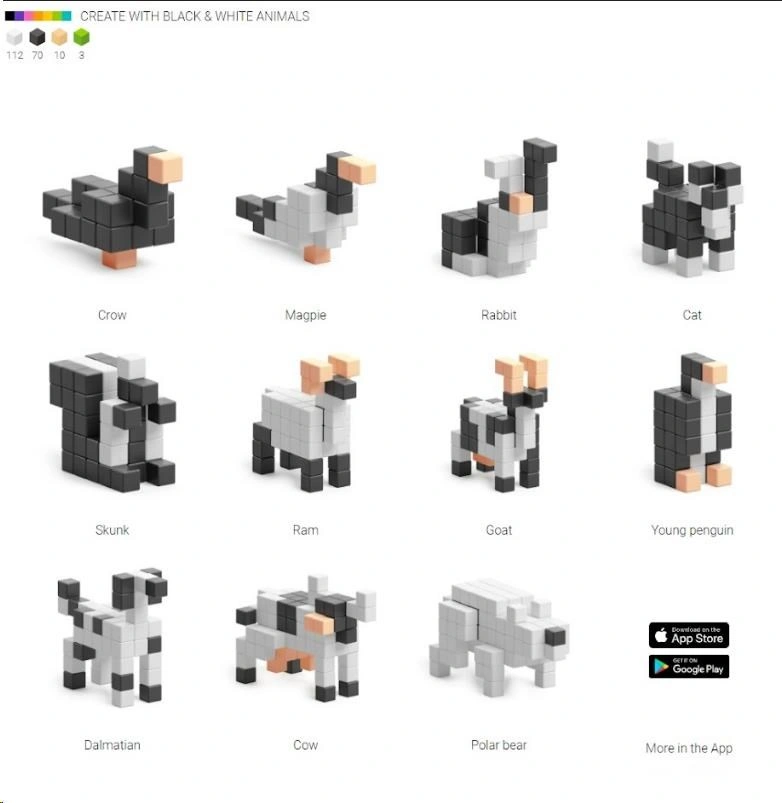 Pixio Black & White Animals (30102)