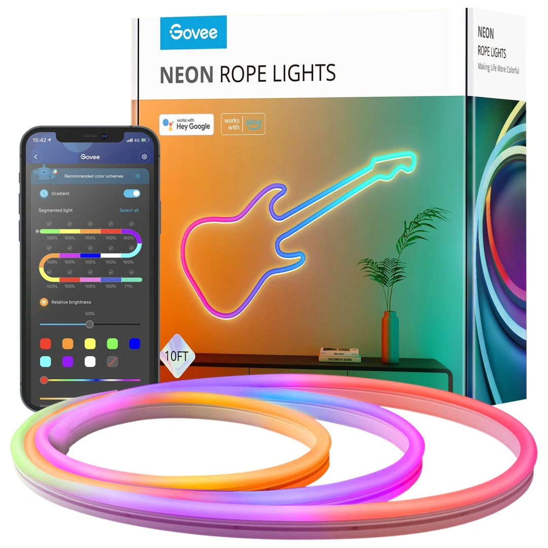 Govee Neon SMART ohebný LED pásek RGBIC, 3m