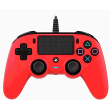 Nacon Wired Compact Controller PS4 - červený