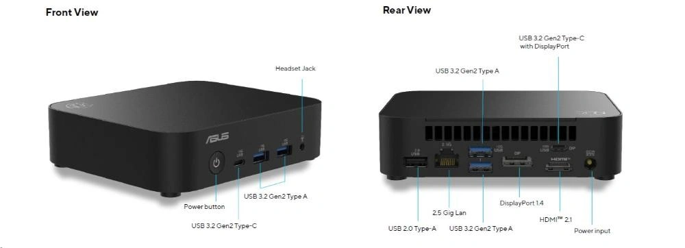 ASUS RNUC14MNK2500002 (90AR00M2-M00030)