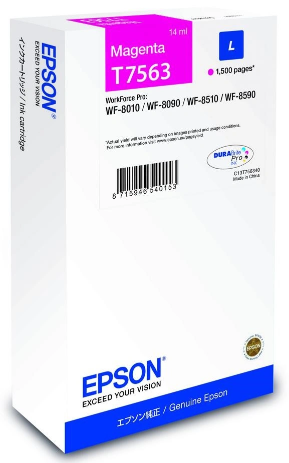 Epson C13T756340, purpurová