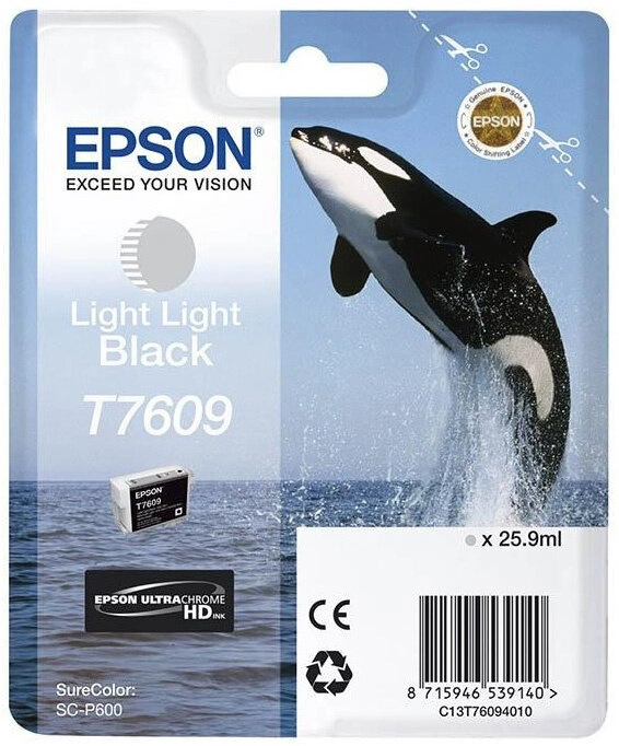 Epson T7609, (25,9ml), light light black