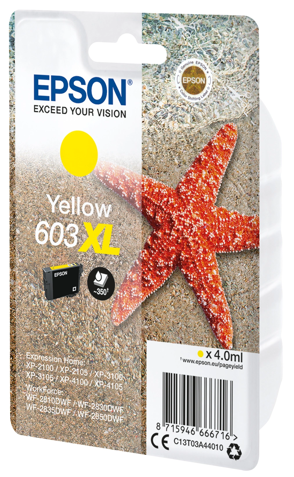 Epson T603 XL, žlutá