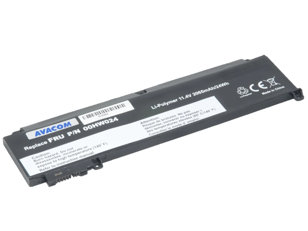 Avacom Lenovo ThinkPad T460s; Li-Pol; 11,4 V; 2 065 mAh; 24 Wh