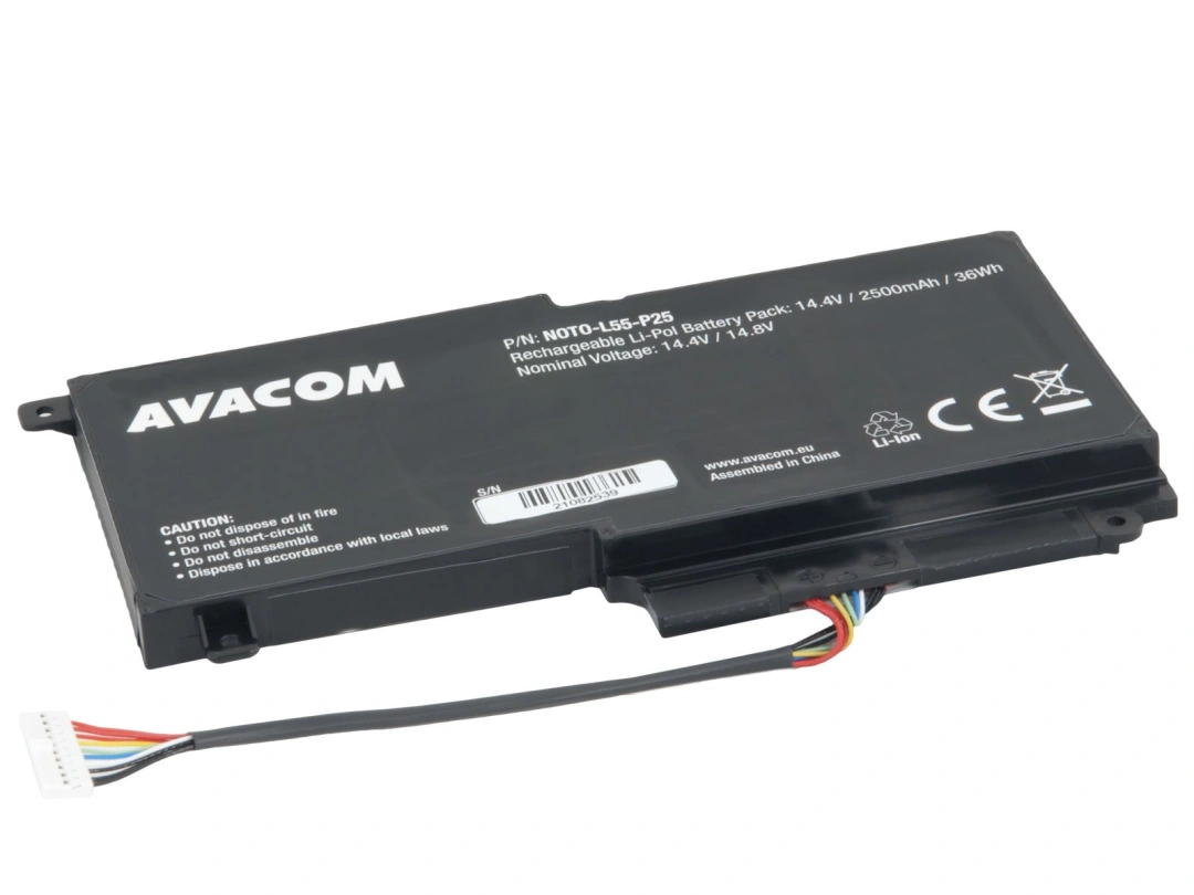 Avacom Toshiba Satellite L50, L55 Li-Pol 14,4V 2500mAh