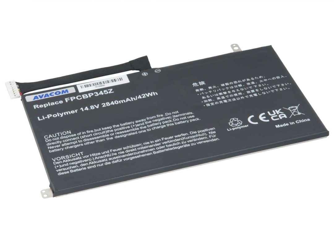 Avacom Fujitsu LifeBook UH572, Li-Pol 14,8V 2840mAh