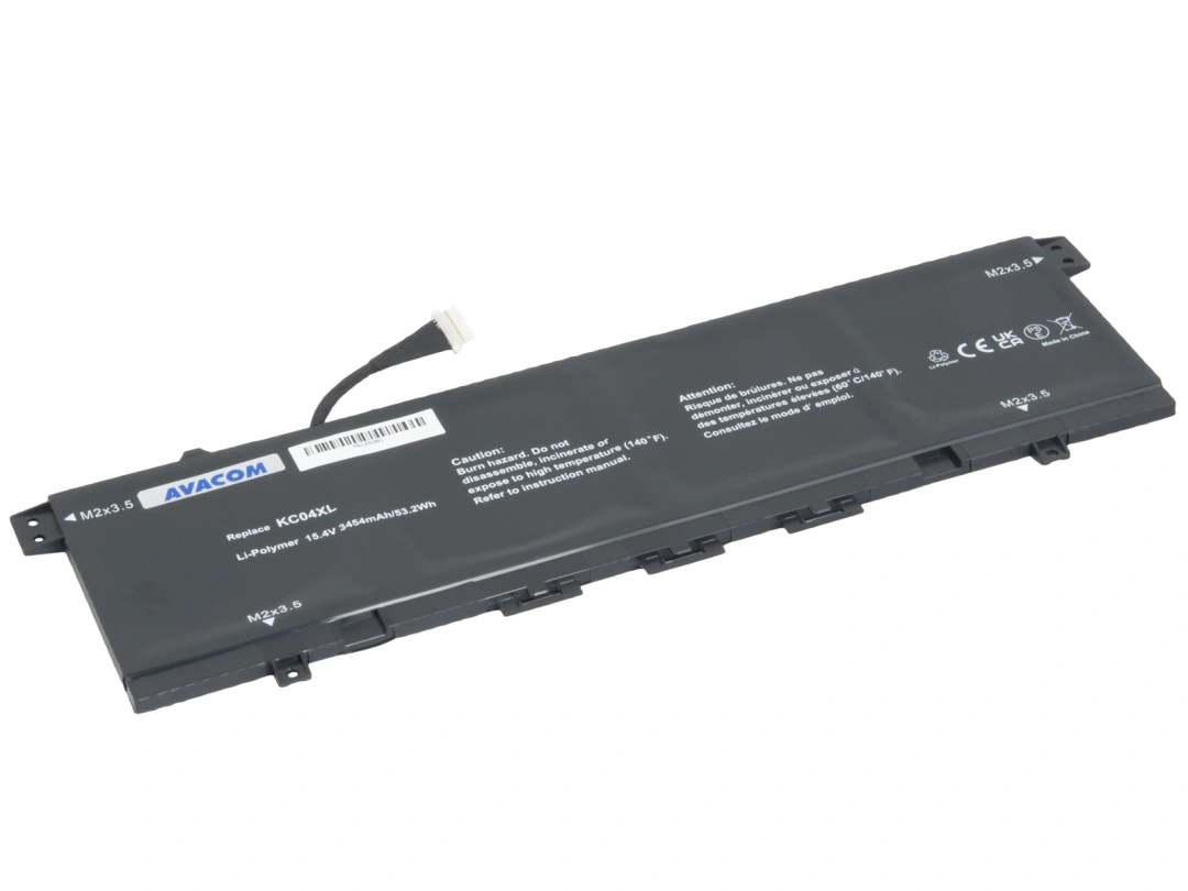 Avacom HP Envy 13-AG, AQ, AH Series KC04XL; Li-Pol; 15,4 V; 3 454 mAh; 53 Wh