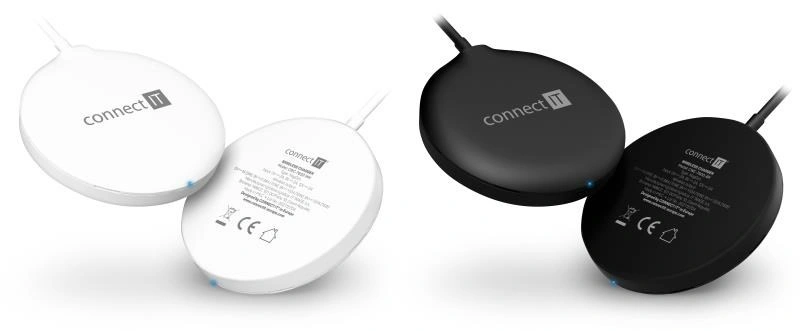 CONNECT IT bezdrátová nabíječka MagSafe Wireless Fast Charge, 15 W, bílá