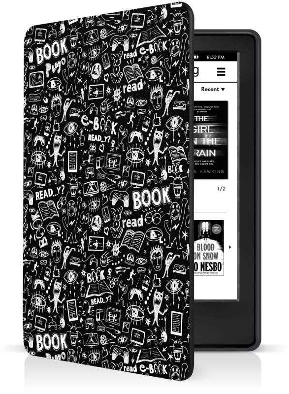 CONNECT IT pouzdro pro Amazon Kindle 2021 (11th gen.), doodle černá