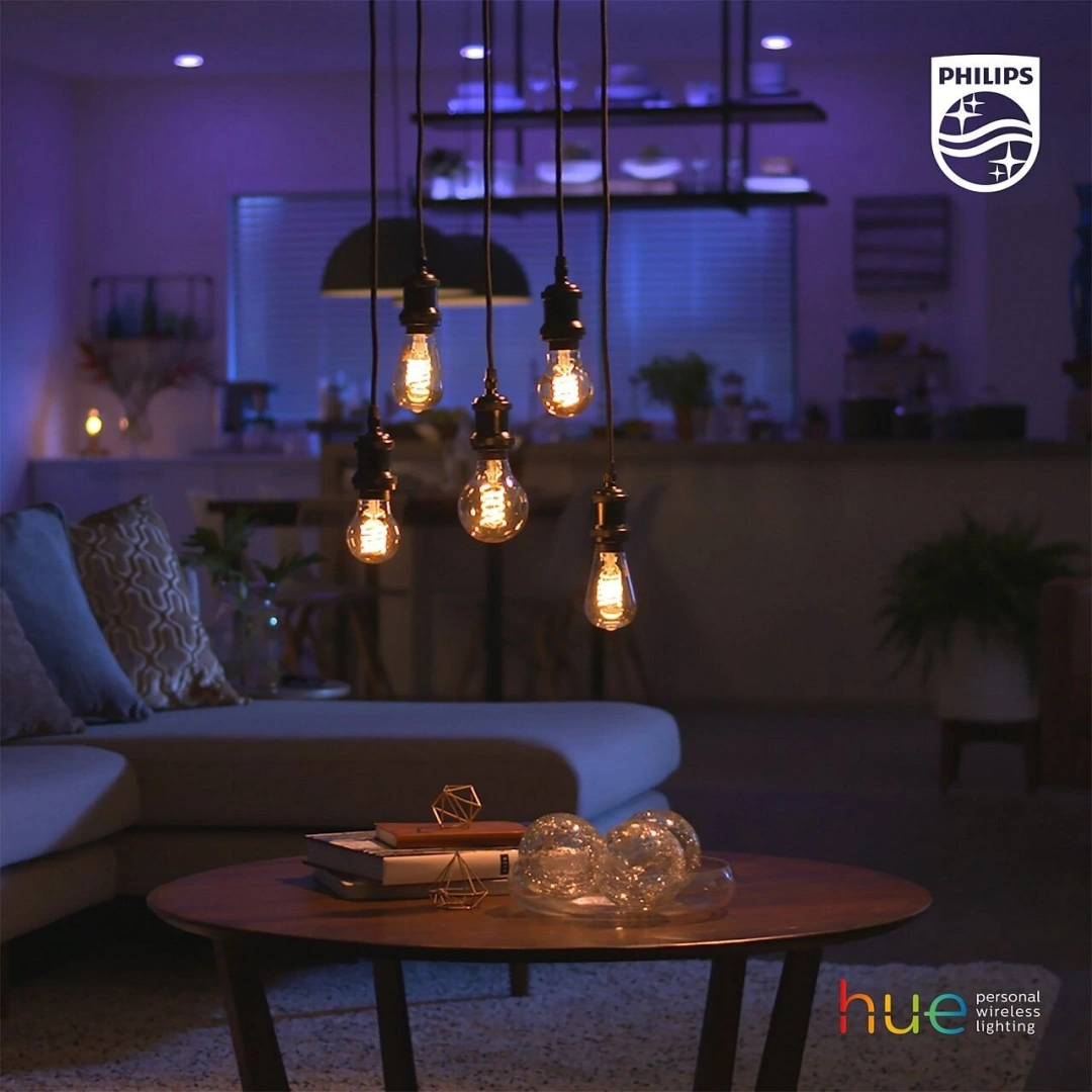 Philips Hue LED Filament E27 ST64 7W 550lm 2100K