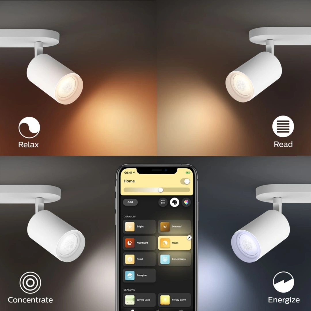 Philips Hue Fugato GU10, 5.7W, white