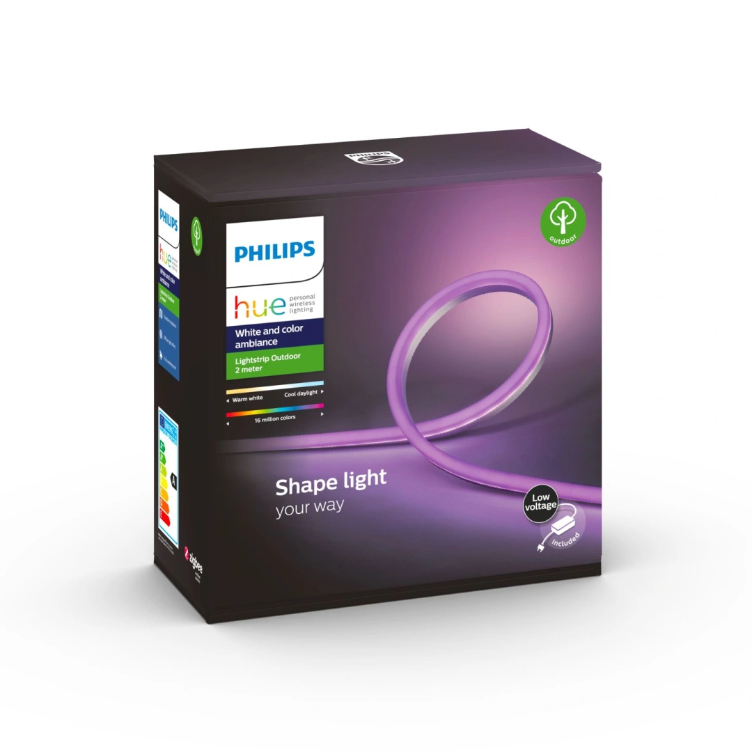 Philips Hue Outdoor Strip 2m, White and Color Ambiance