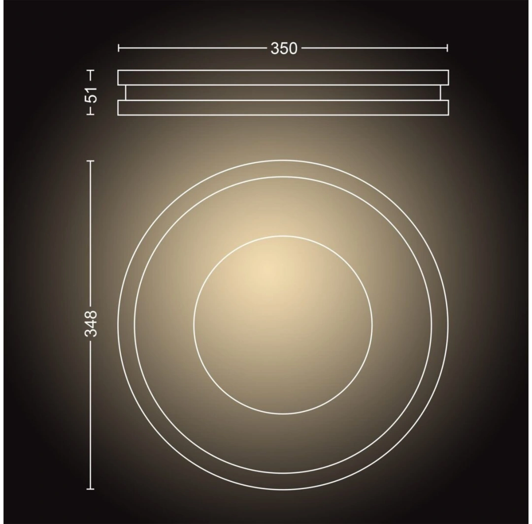 Philips Hue White Ambiance Being BT 32610/31/P6, white