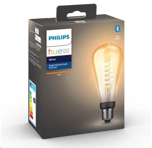 Philips Hue Bluetooth Filament, 7 W, E27, bílá