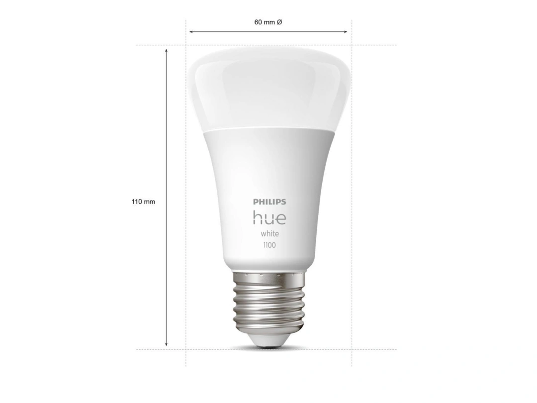 Philips Hue White 9.5W 1100lm E27 2ks