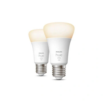 Philips Hue White 9.5W 1100lm E27 2szt