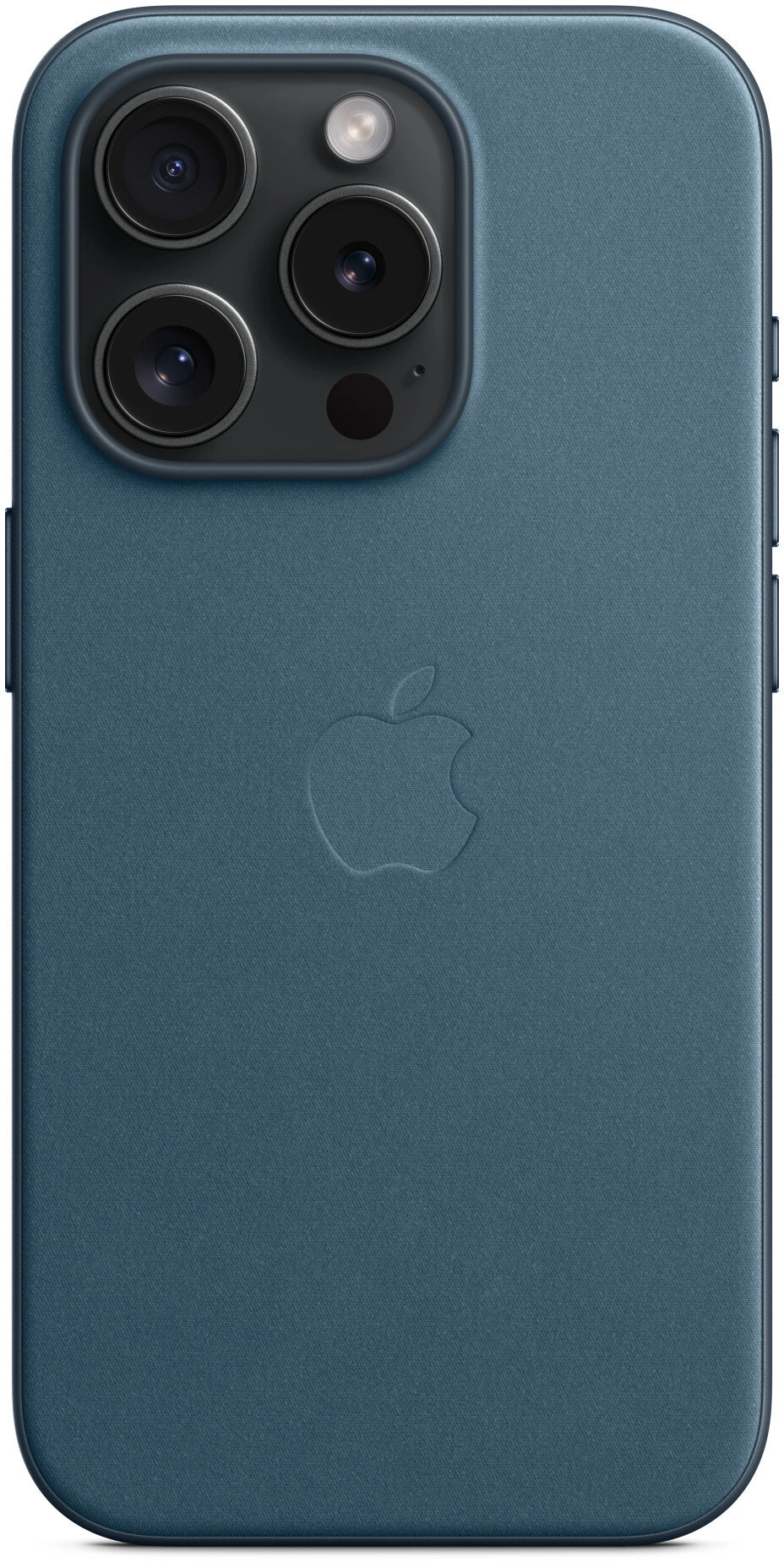 Apple kryt z tkaniny FineWoven s MagSafe na iPhone 15 Pro, tichomořsky modrá