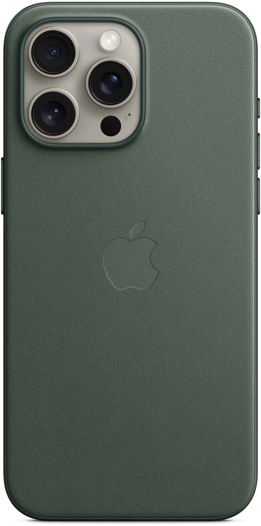 Apple kryt z tkaniny FineWoven s MagSafe na iPhone 15 Pro Max, listově zelená