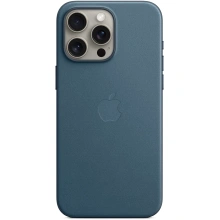 APPLE iPhone 15 Pro Max FineWoven Case with MagSafe - Pacific Blue