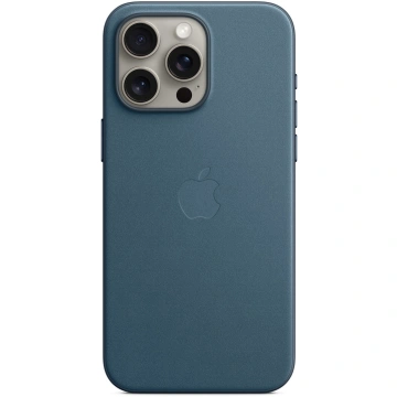 APPLE iPhone 15 Pro Max FineWoven Case with MagSafe - Pacific Blue