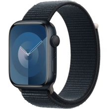 Apple Watch Series 9, 45mm, Midnight, Midnight Sport Loop