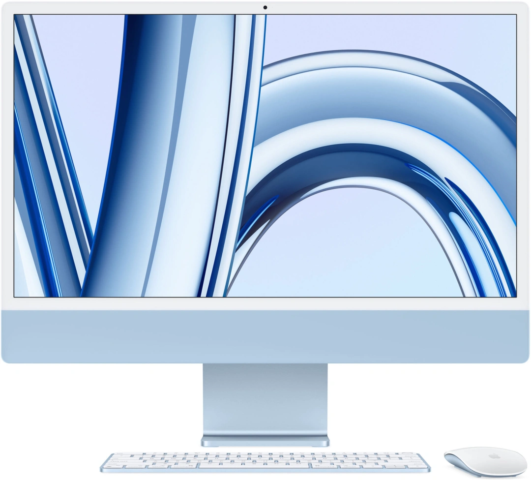 Apple iMac 24" 4,5K Retina /M3 8-core/8GB/256GB SSD/8-core GPU, modrá