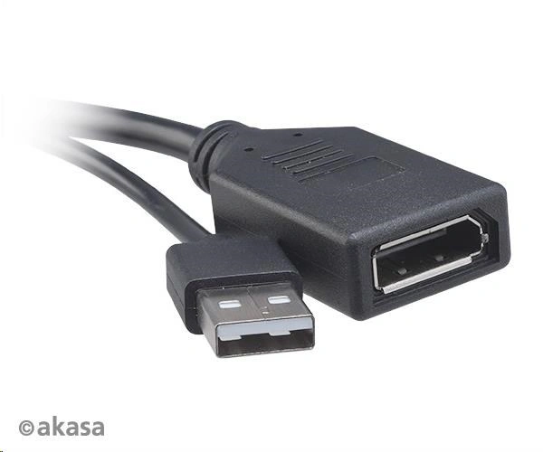 AKASA adaptér HDMI - Displayport, 4K@60Hz, 25cm