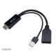 AKASA adaptér HDMI - Displayport, 4K@60Hz, 25cm